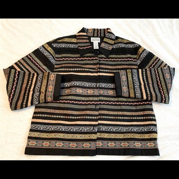 Vintage embroidered jacket Medium - Picture 3 of 5